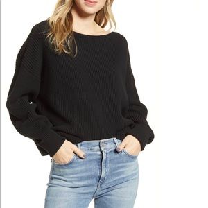 French connection Mille Mozart black chunky sweate